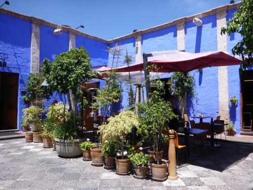 Chi Cha - lovely spot for fresh fruit juice in Arequipa