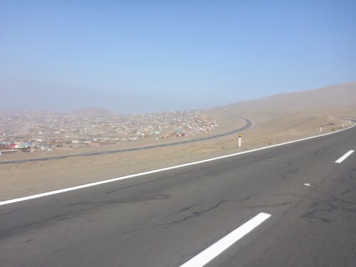 We are definitely out of Lima now