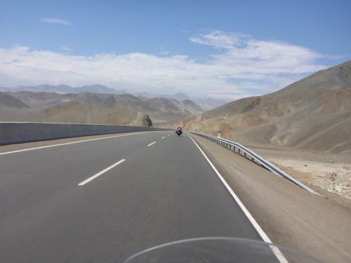 Panamericana Norte half way between Lima and Trujillo