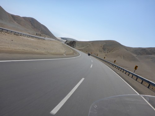 Panamericana Norte half way between Lima and Trujillo