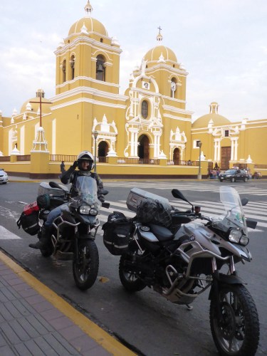 We have just arrived at Trujillo Plaza de Armas