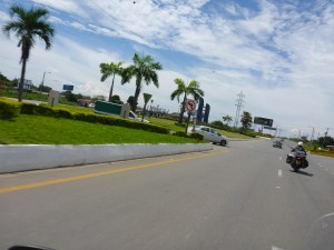 Roundabouts in Ecuador are beautiful
