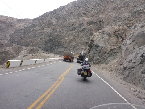 A lesson in overtaking from a local truck driver.