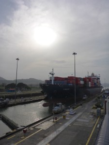 Container ship, Panama Canal