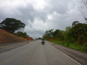 We want to beat the rain but the bum is getting sore