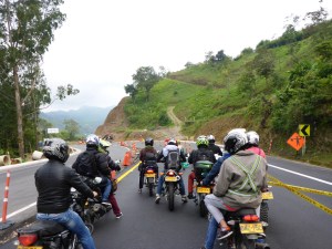 Waiting on the lollypop man.