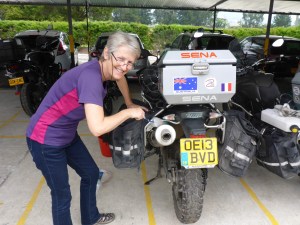 Final bike clean before shipping
