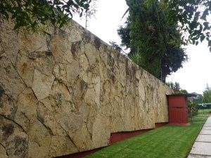 Many houses have outside security gards in addition to serious electric wiring amd cameras