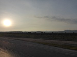 Heading to Monterrey, Mexico, an hour out of San Luis Potosi