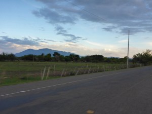 Long day to San Miguel - here coming up to El Caemen, El Savador