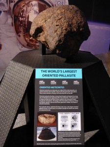 Pallasite, or oriented meteorite, which inspired the shapes of Mercury, Gemini & Apollo capsules and Orion spacecraft