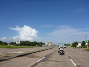 Leaving Clear Lake, the skies are clear for now...