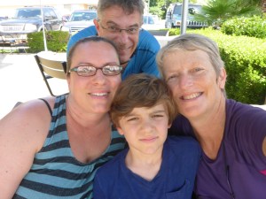 With Jennifer and Noah, Houston