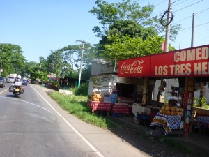 Cheese balls and other delicacies in Santa Lucia, Guatemala