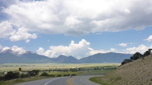 On the road central Colorado