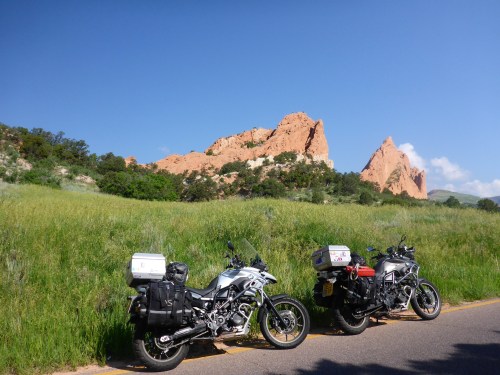 Streak & Storm on our 1st anniversary - at Garden of the Gods Park, Colorado