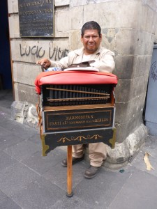 Harmonipan player, Mexico City