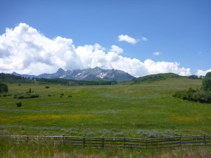 San Juan Mountains from CO62