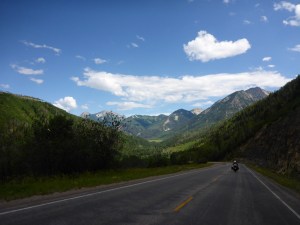 Just over McClure Pass
