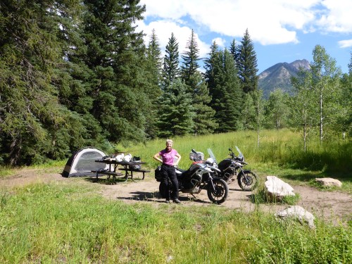 Camping at McClure Pass