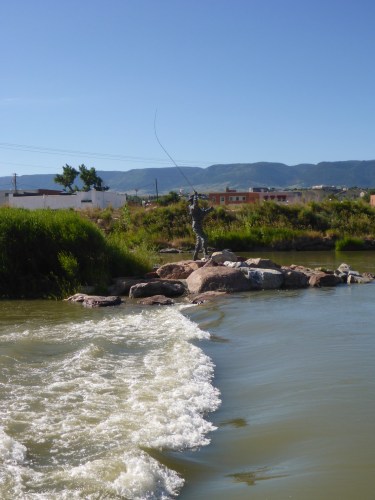 Finding Silver statue in the middle of the Platte river in Casper