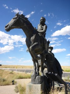 Represents the Poney Express trail