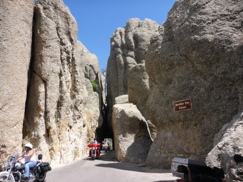 Black hills riding, one way tunnels