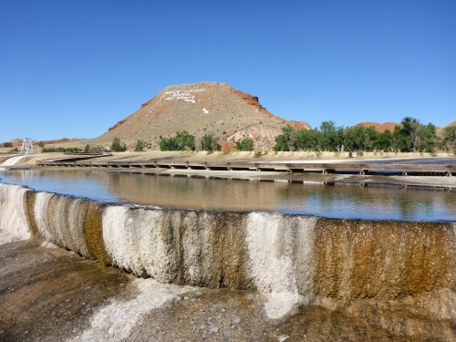 Thermopolis hot springs lake
