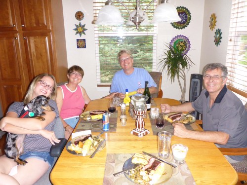 Great evening with Brissy friends Karen & Mike, with their daughter Kristi & Eggo