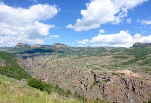 Running along the southern side of the Arkansas river