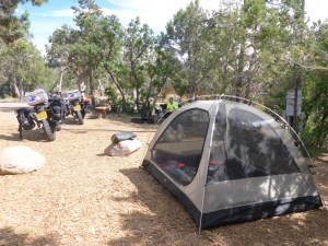 Our campsite outside Durango