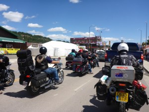 Main street in Sturgis without the crowds