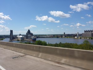 Isadora is ready to be loaded up with grain