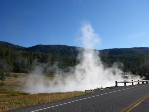 Steam  at Yellowstone