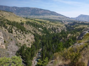 Clarks Fork Yellowstone river, Chief Joseph Hwy