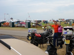 Our camping spot at Buffalo Chip!!