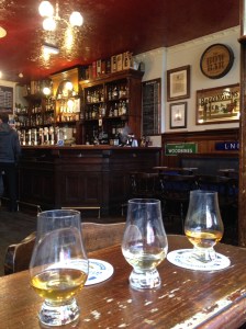 Trying 3 new single malts in the Bow Bar