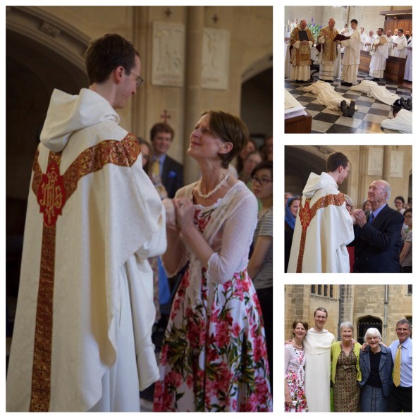 Matthew's ordination into Dominican priesthood - Blackfriars, Oxford, UK