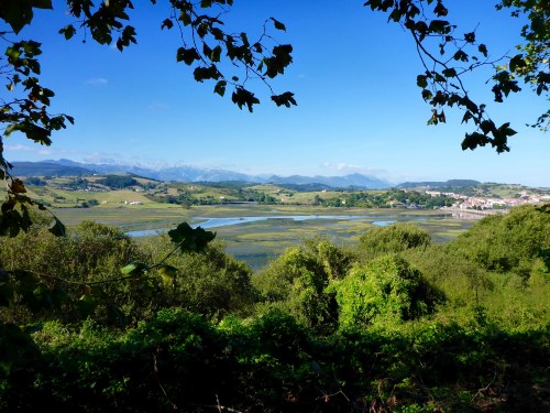 Looking back towards San vincente de la Barquera, Spain