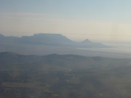 Table mountain and Cape Town