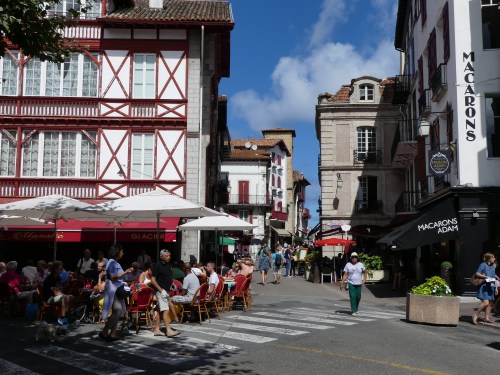 Typical street in Saint-Jean-de-Luz