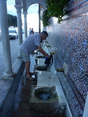 Water fountain, Alcaucin village, Spain