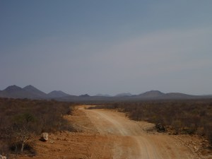 Upgraded road to Epupa Falls