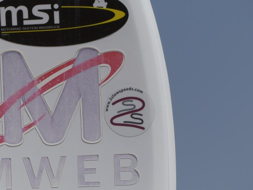 2slowspeeds tag blue drum in Hartmann valley