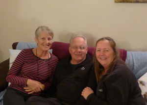 With Martin and Karen