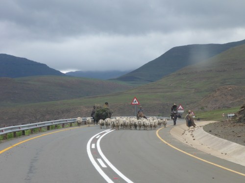 Road traffic in Lesotho