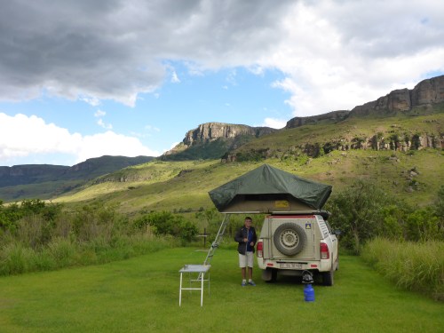 Last night camping in the Drakensburg